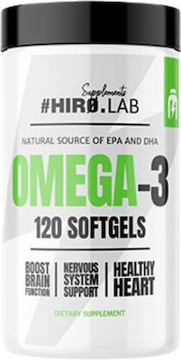Hiro.Lab Omega 3 1000mg 120 μαλακές κάψουλες