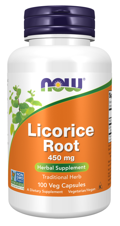 LICORICE ROOT 450 MG 100 VEG CAPSULES