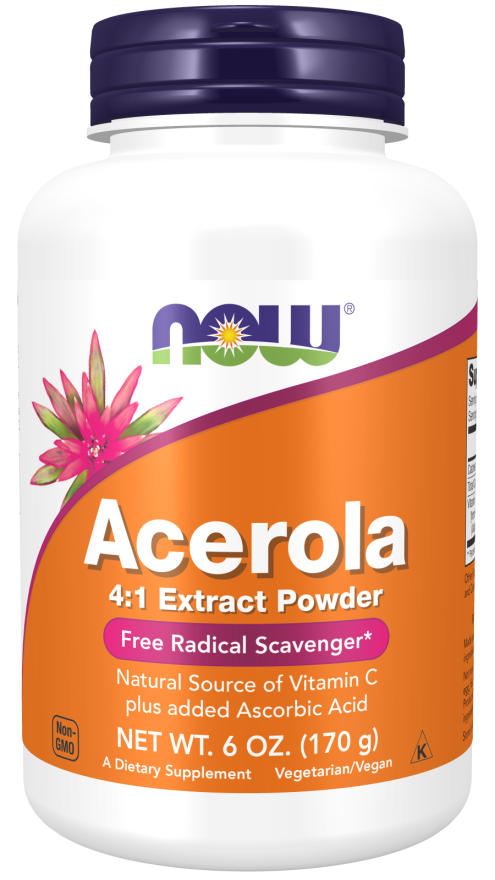 Acerola 4:1 Extract Powder 170γρ Σκόνη Ασερόλας - Now