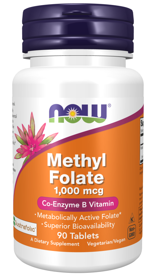 Now Foods Methyl Folate 1000mcg 90tabs